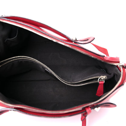 Fendi Vitello Dolce Marmol Large By The Way Boston Bag Ciliegia 5 of 32