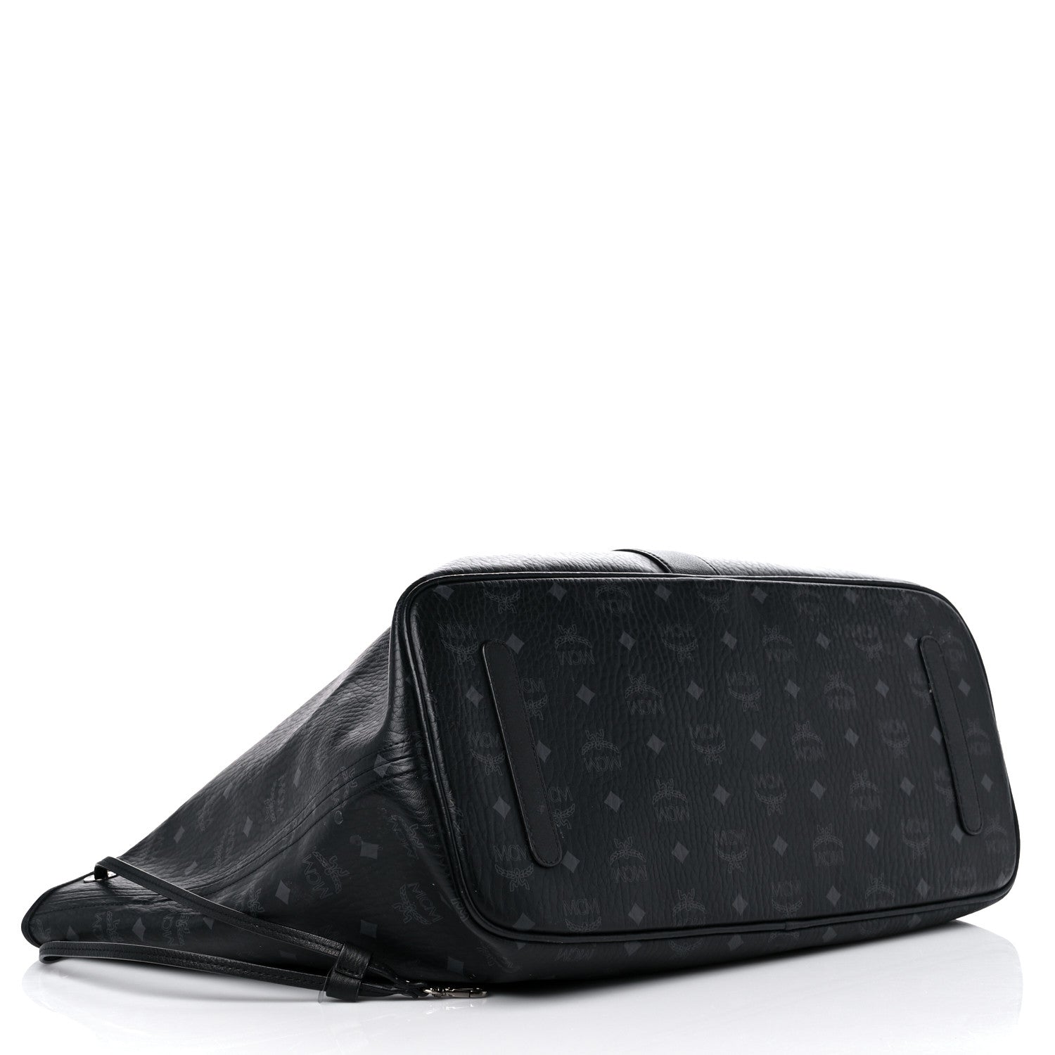 MCM Visetos Large Liz Reversible Shopper Tote Black 4 of 18