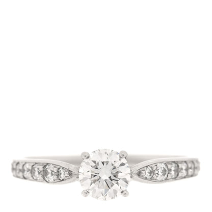 Tiffany Platinum Diamond .40ct Round Brilliant Harmony Engagement Ring 47 4 1 of 4