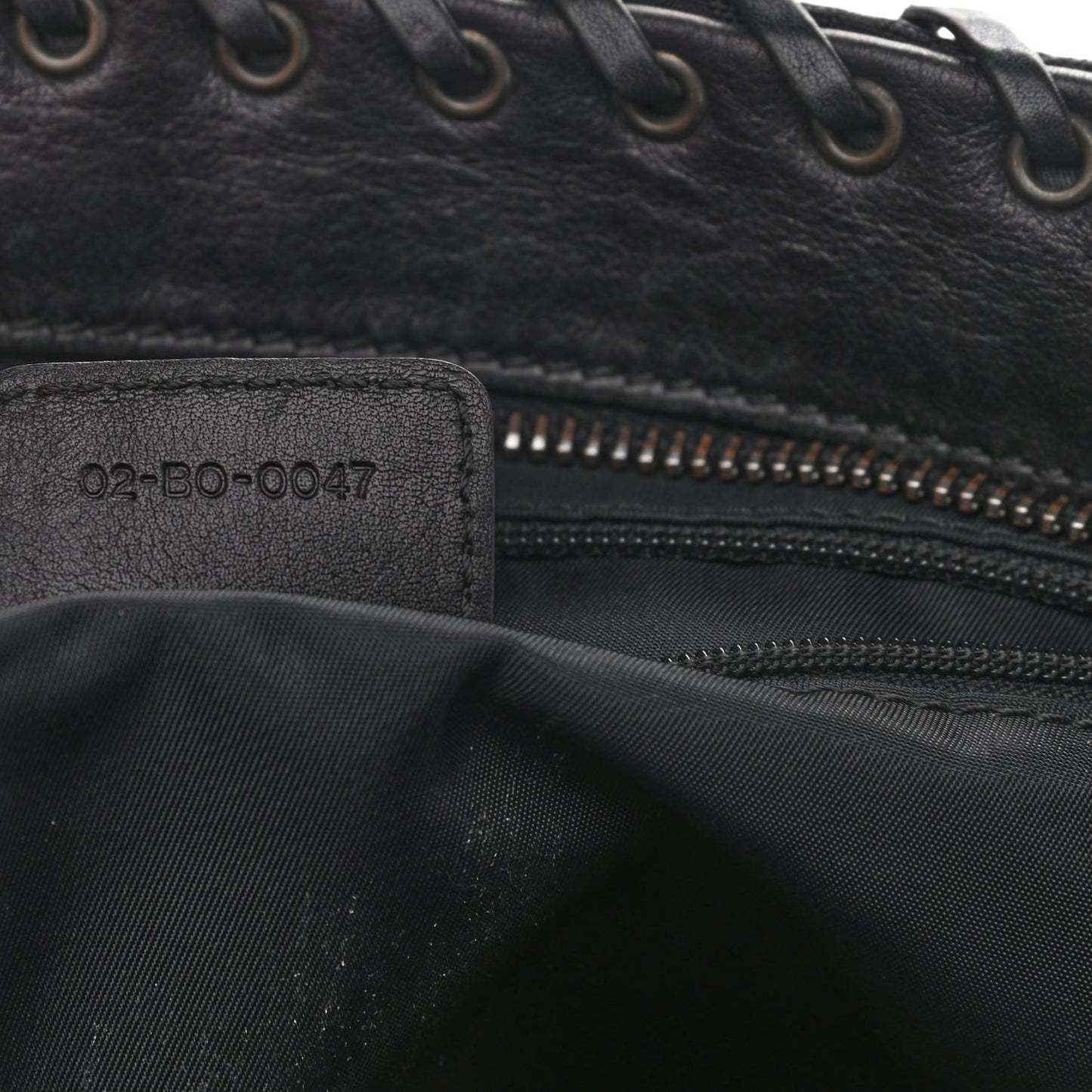 Monogram Ethnic Shoulder Bag Black