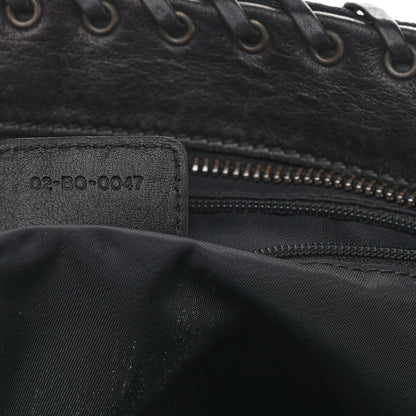 Christian Dior Monogram Ethnic Shoulder Bag Black 7 of 10