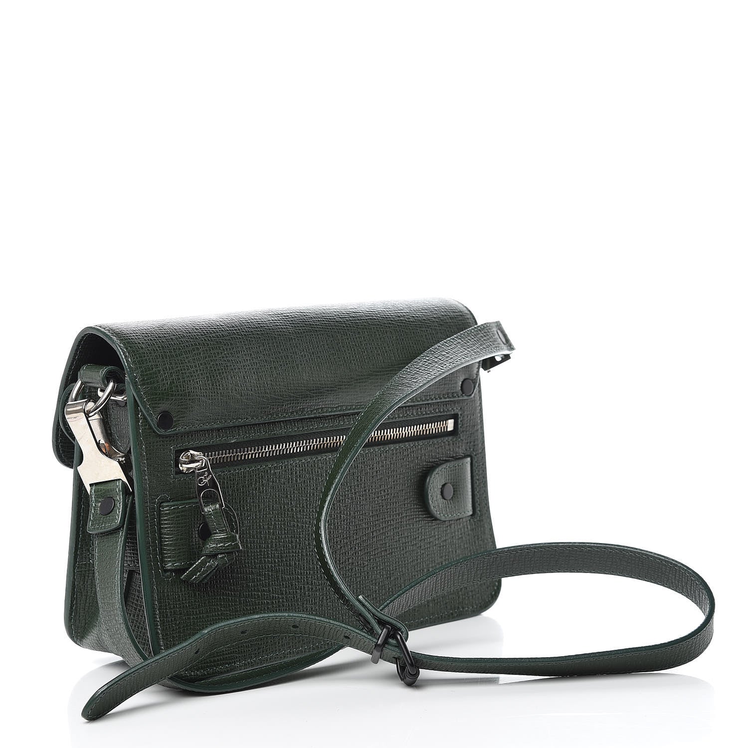 Proenza Schouler New Linosa Mini PS11 Classic Shoulder Bag Verde Bottiglia 3 of 11
