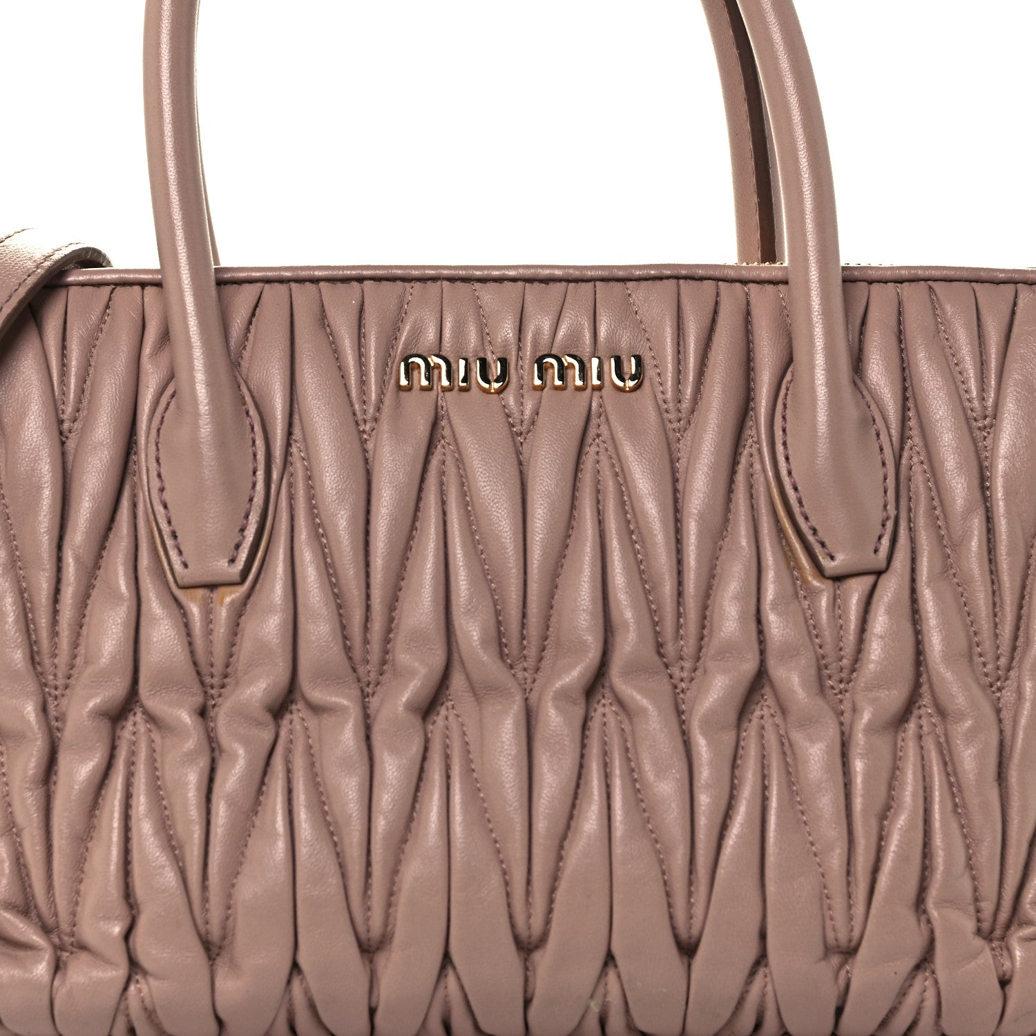 Miu Miu Nappa Matelasse Lux Mini Crossbody Tote 9 of 11