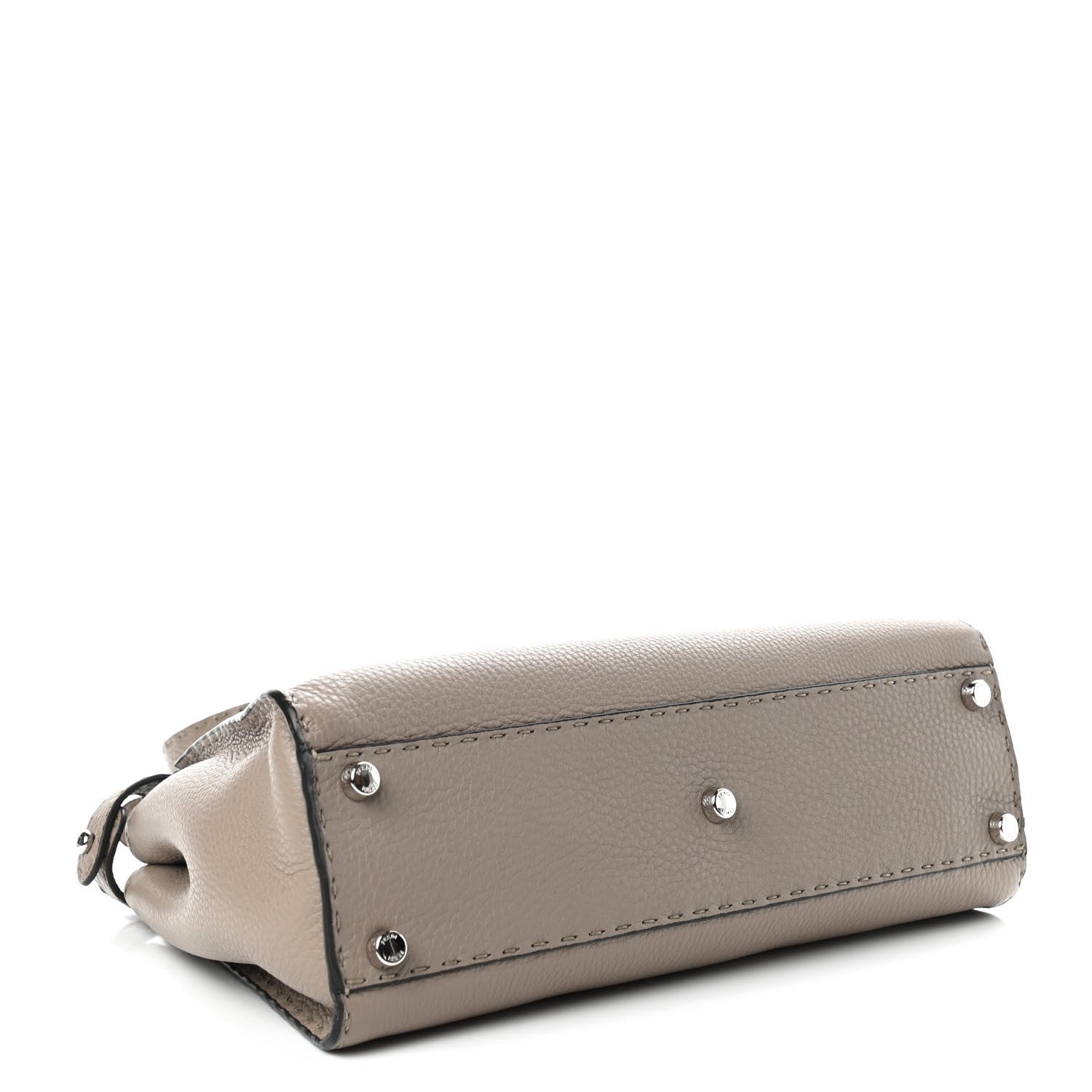 Fendi Cuoio Romano Selleria Medium Peekaboo Iconic Satchel Corda 4 of 9