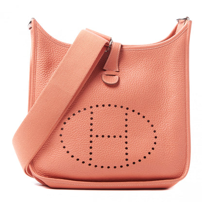 Hermes Taurillon Clemence Evelyne III PM Crevette 1 of 9