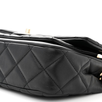 Chanel Calfskin Quilted CC Chain Flap Black 10 of 10
