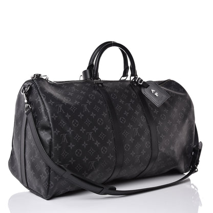 Louis Vuitton Monogram Eclipse Keepall Bandouliere 55 3 of 8