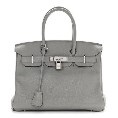 Hermes Togo Birkin 30 Gris Mouette 1 of 13