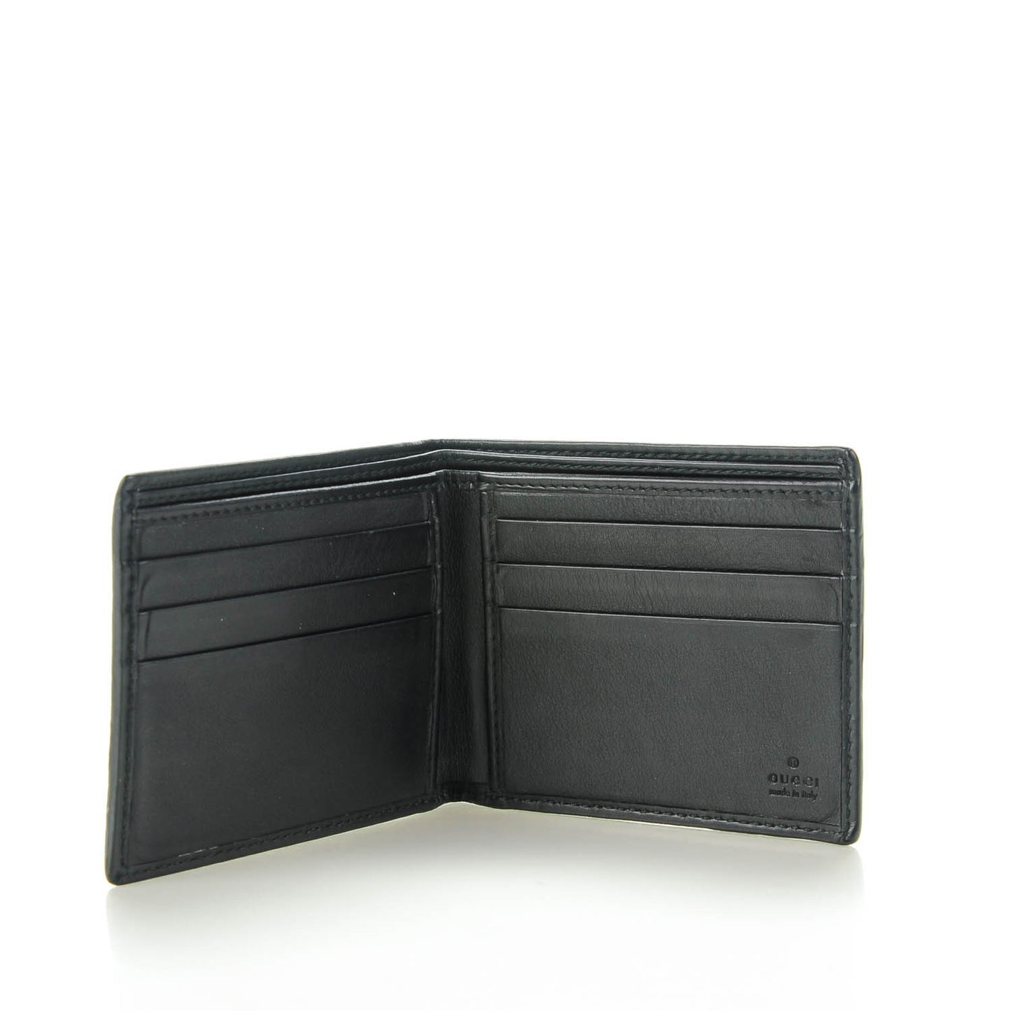 Guccissima Web Bi-Fold Wallet Black