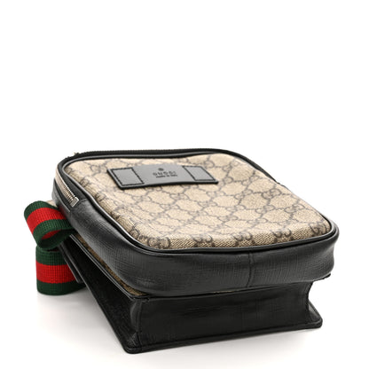Gucci GG Supreme Monogram Web Belt Bag Black 4 of 12