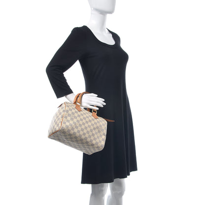 Louis Vuitton Damier Azur Speedy 25 2 of 17