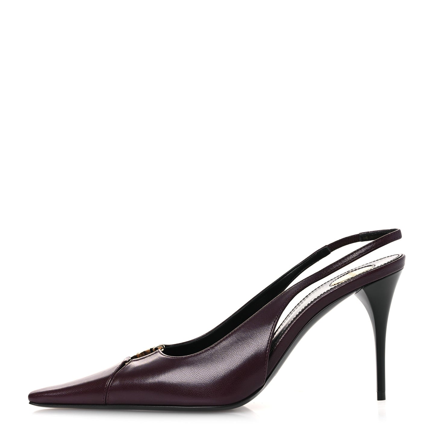 Nappa Babylone Breteuil Slingback Pumps 36 Bordeaux