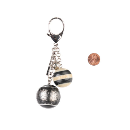 Louis Vuitton Mini Lin Croisette Bag Charm Black 2 of 4