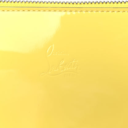 Christian Louboutin Patent Loubila Chain Clutch Yellow 9 of 9