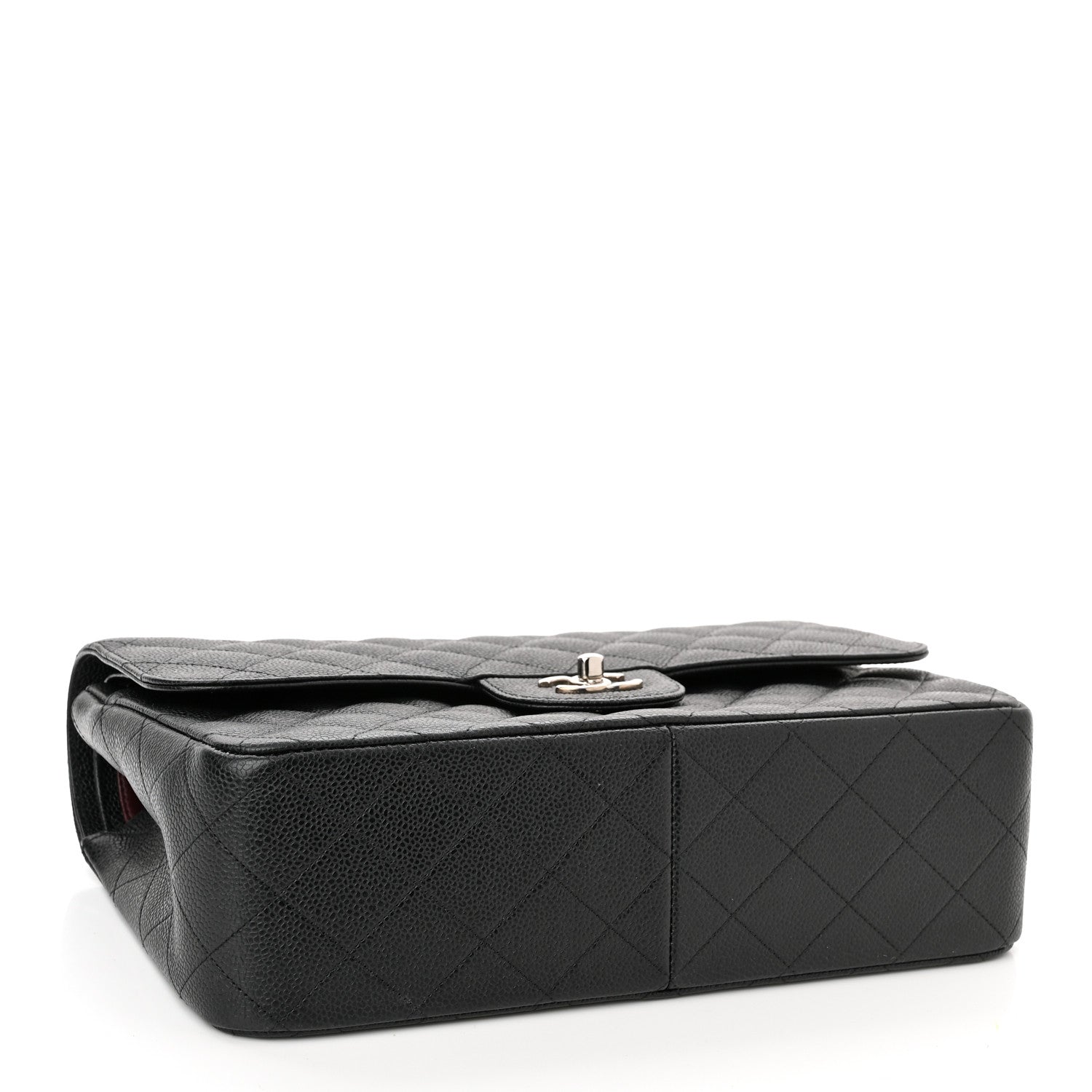 Chanel Caviar Quilted Jumbo Double Flap Black 4 of 10