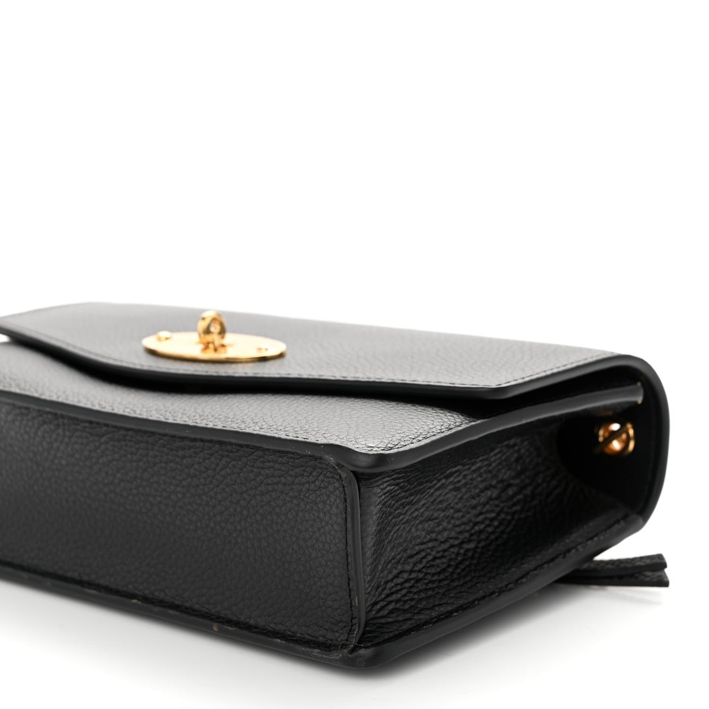 Small Classic Grain Calfskin Small Darley Black