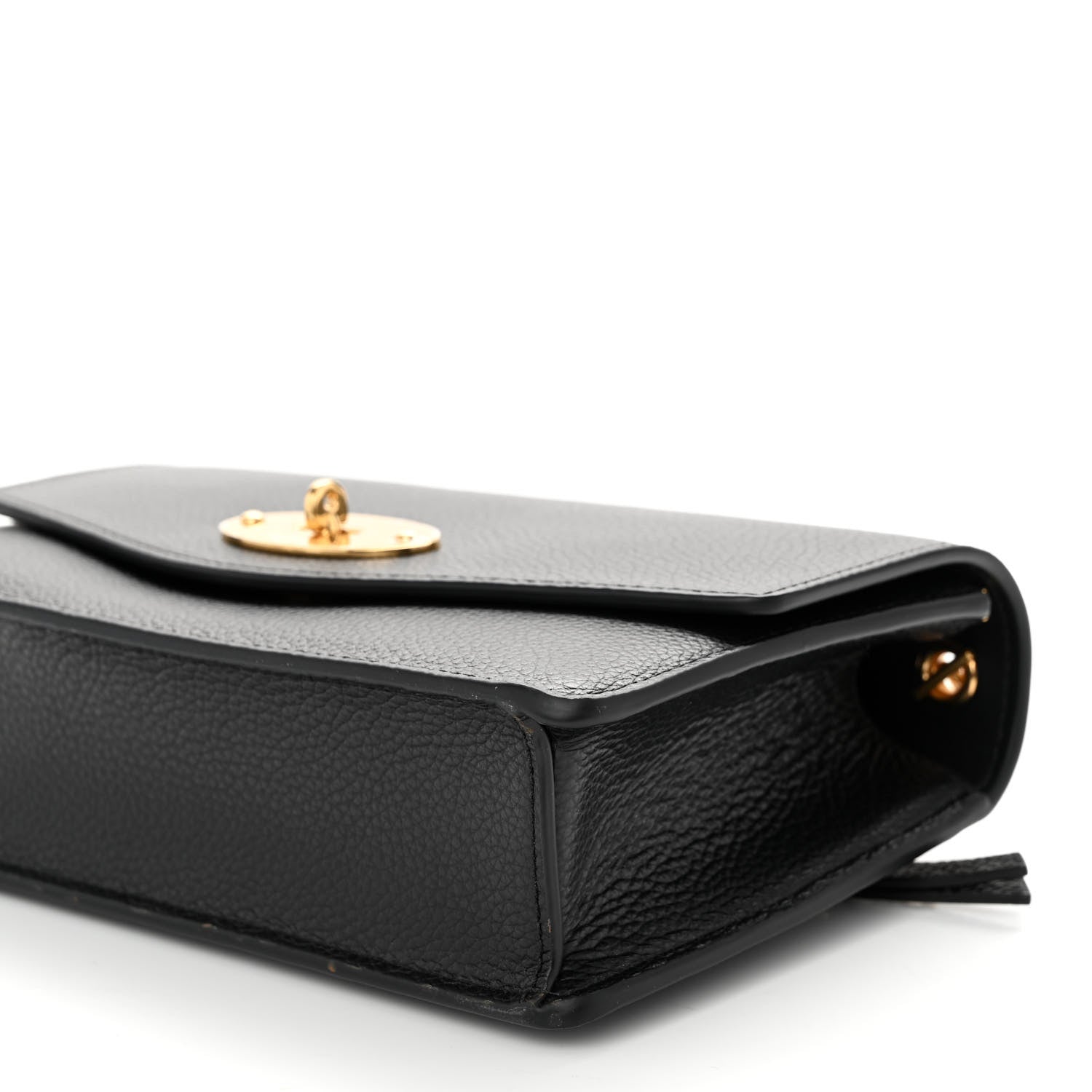 Mulberry Small Classic Grain Calfskin Small Darley Black 9 of 10