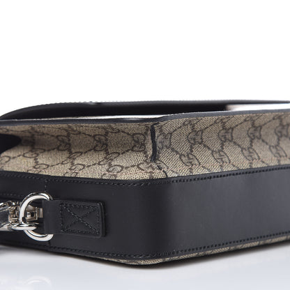Gucci GG Supreme Monogram Mens Eden Wristlet Black 8 of 10