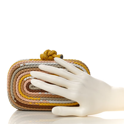 Bottega Veneta Nappa Intrecciato Braided Knot Clutch Multicolor 2 of 11