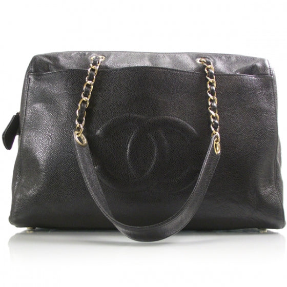 Chanel Caviar Jumbo Shoulder Bag Black 1 of 12