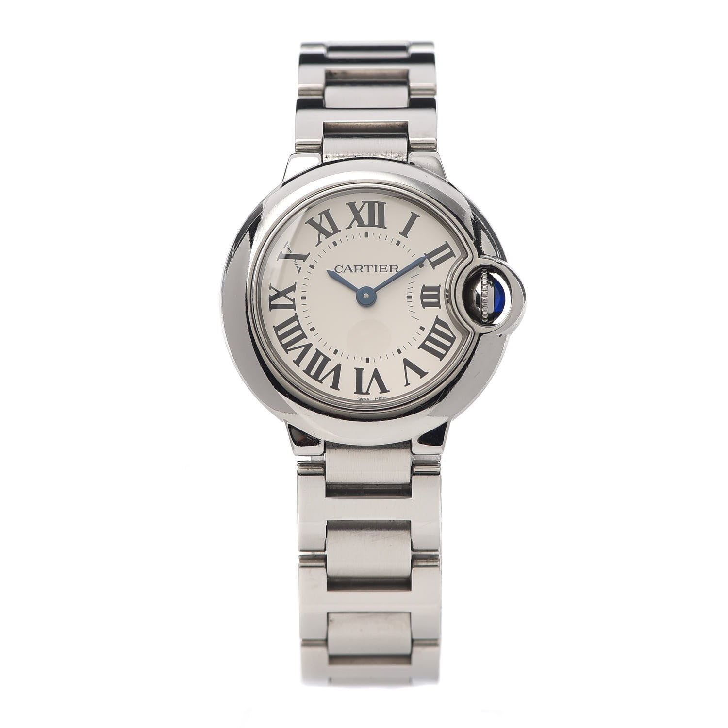 Cartier Stainless Steel 28mm Ballon Bleu De Quartz Watch 1 of 6