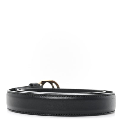 Gucci Moon Calfskin Interlocking G 25mm Belt 85 34 Black 2 of 4