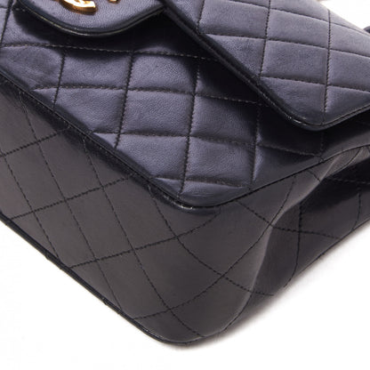 Chanel Lambskin Quilted Small Double Flap Black 4 of 9