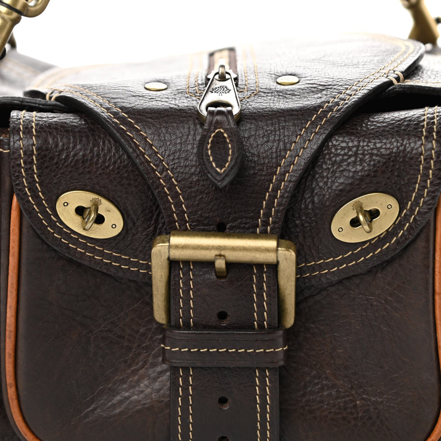 Mulberry Darwin Leather Emmy Satchel Brown 1035256 – FASHIONPHILE