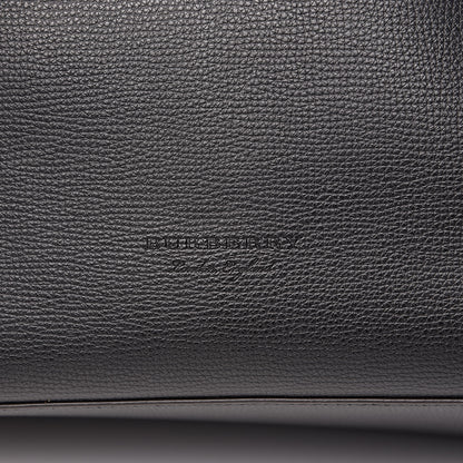 Burberry Grainy Calfskin Haymarket Check Medium Reversible Tote Black 16 of 16