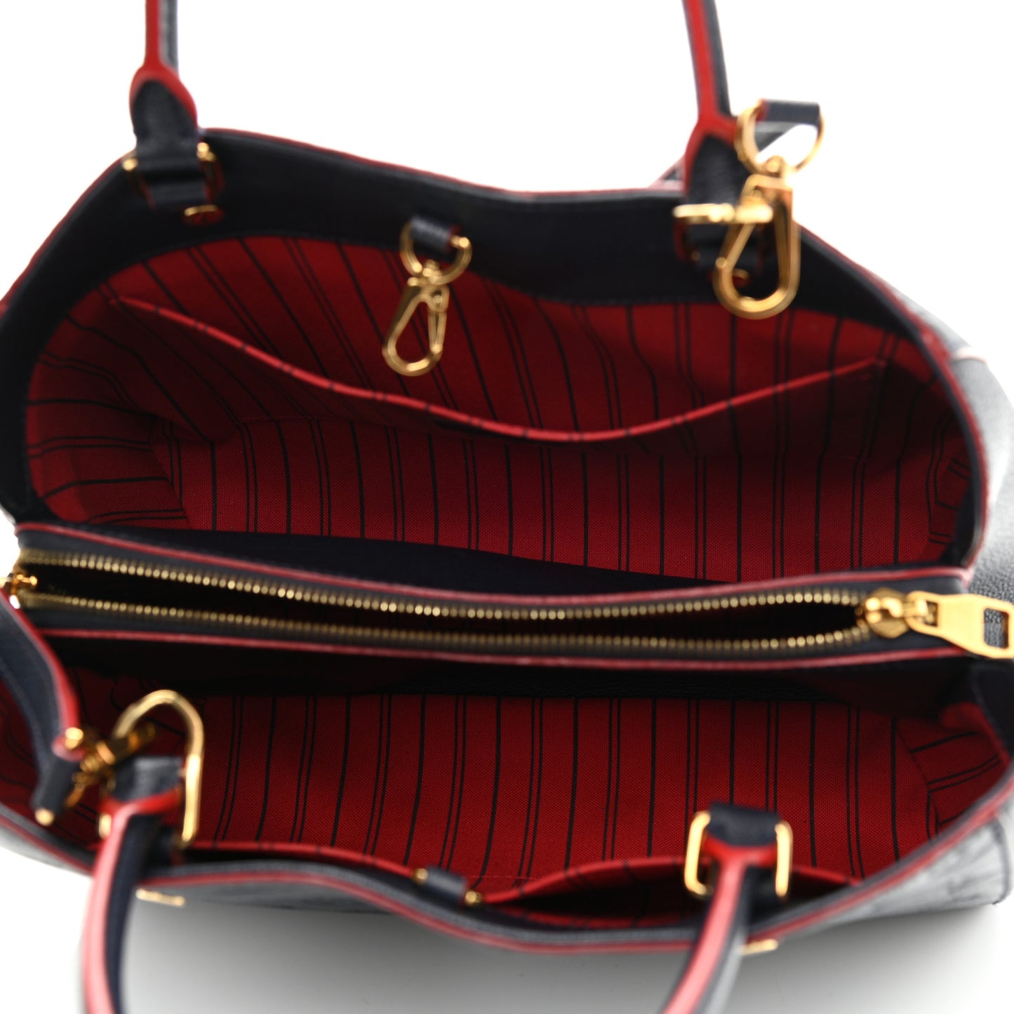 Empreinte Montaigne MM Marine Rouge