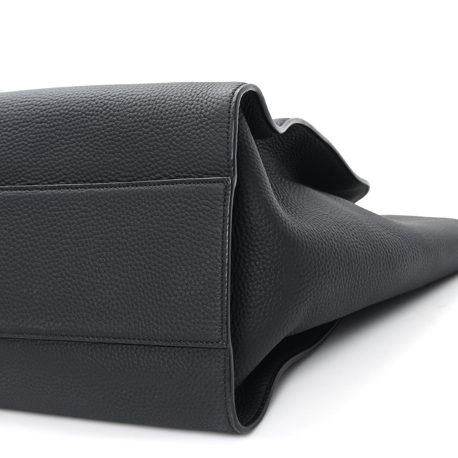 The Row Matte Grained Calfskin Marlo 17 Black 9 of 9