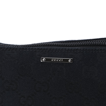 Gucci Monogram Web Boat Pochette Black 8 of 10