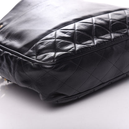 Chanel Lambskin Shopping Tote Black 8 of 9