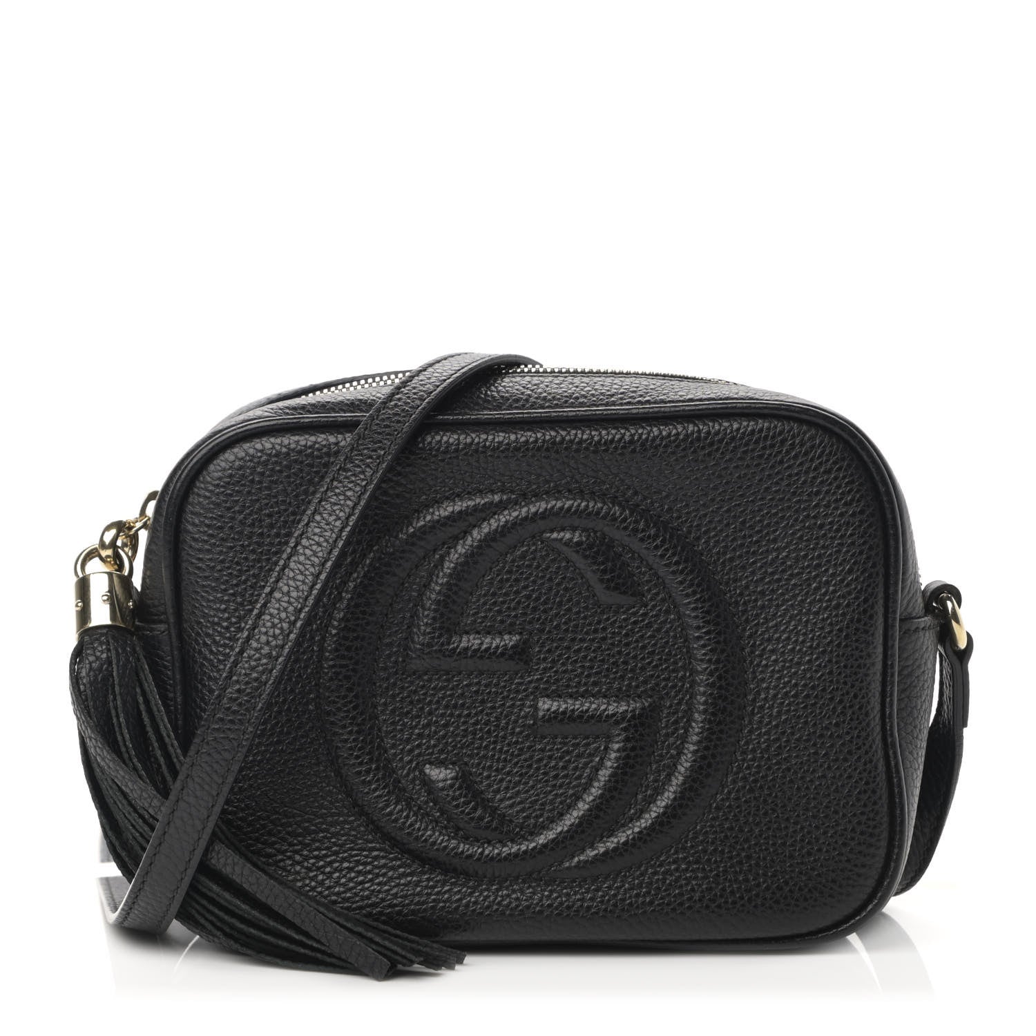 Gucci Pebbled Calfskin Small Soho Disco Bag Black 1 of 16