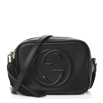 Gucci Pebbled Calfskin Small Soho Disco Bag Black 1 of 16