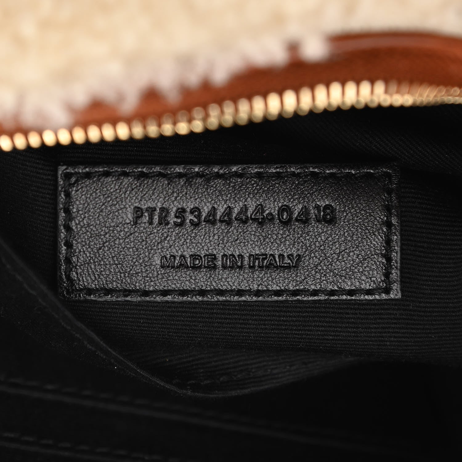 Saint Laurent Shearling Monogram Lou Belt Bag Beige 7 of 14