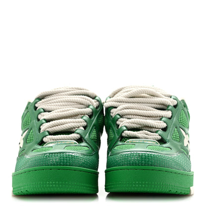 Louis Vuitton Calfskin Mesh Mens LV Skate Sneaker 7.5 Green 3 of 10