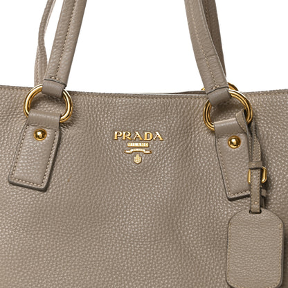 Prada Vitello Phenix Side Zip Tote Argilla 7 of 9