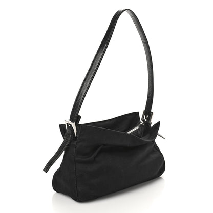 Fendi Neoprene Shoulder Bag Black 2 of 11