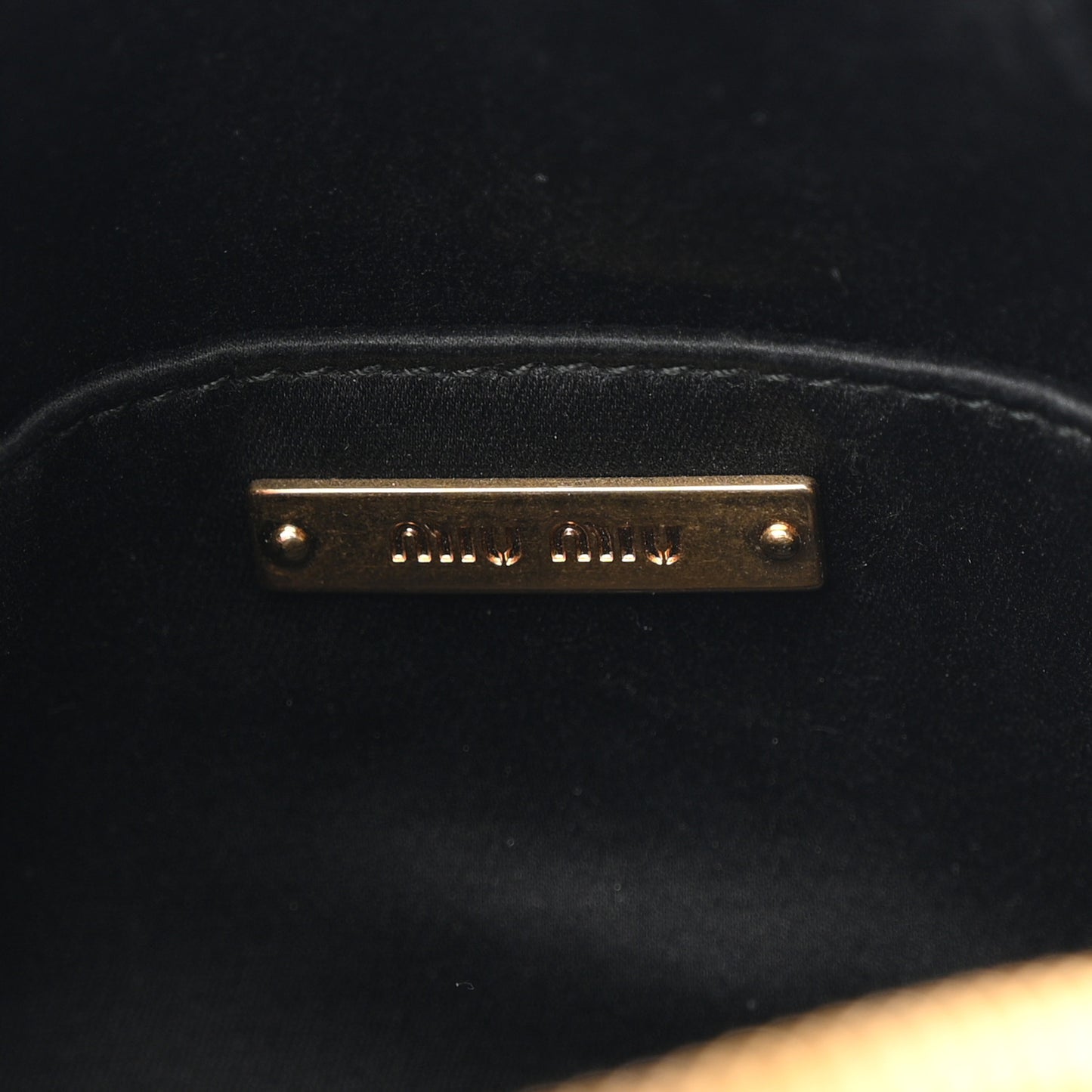 Glace Calfskin Bauletto Shoulder Bag Black