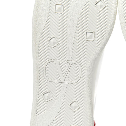 Valentino Garavani Calfskin Mens Backnet Sneakers 41 White Rosso Valentino 6 of 10