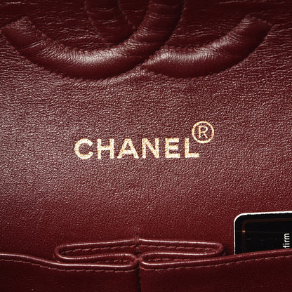 Chanel Lambskin Quilted Medium Double Flap Black 7 of 10