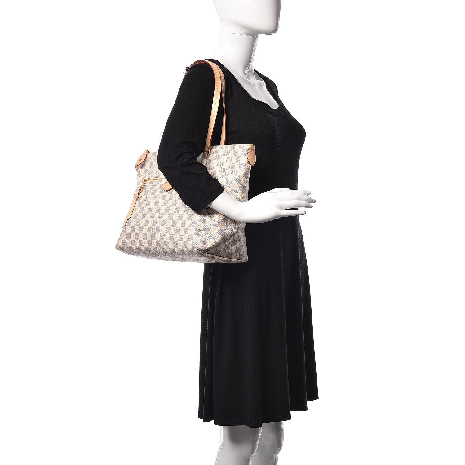 Louis Vuitton Damier Azur Iena MM 2 of 12