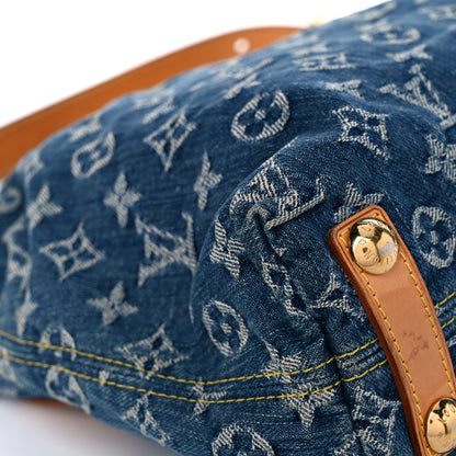 Louis Vuitton Monogram Denim Baggy PM Blue 9 of 23