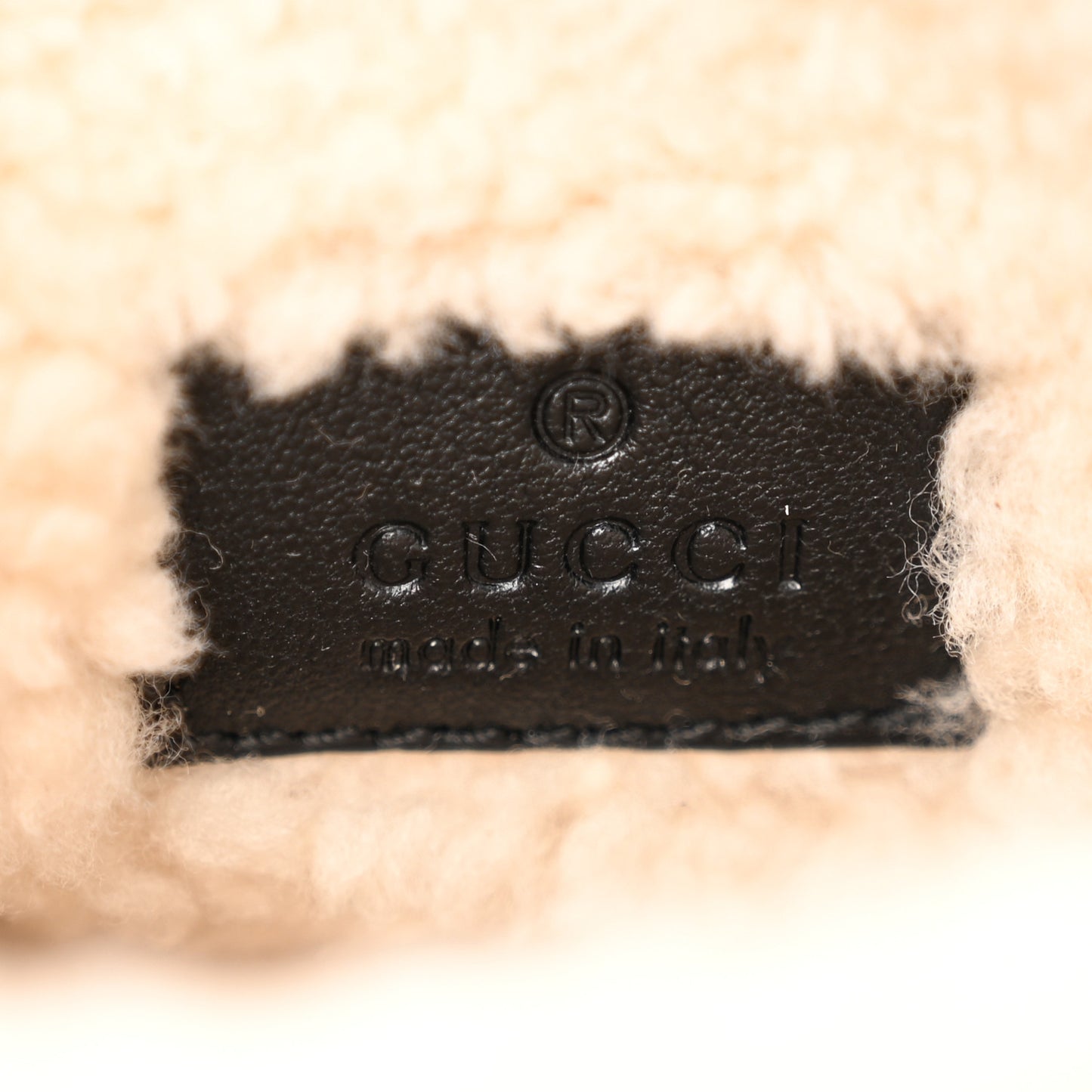 Sakai Be Green Calfskin Shearling Dionysus Top Handle Bag Black