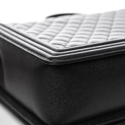 Chanel Caviar Quilted Large Boy Flap Black 8 of 12