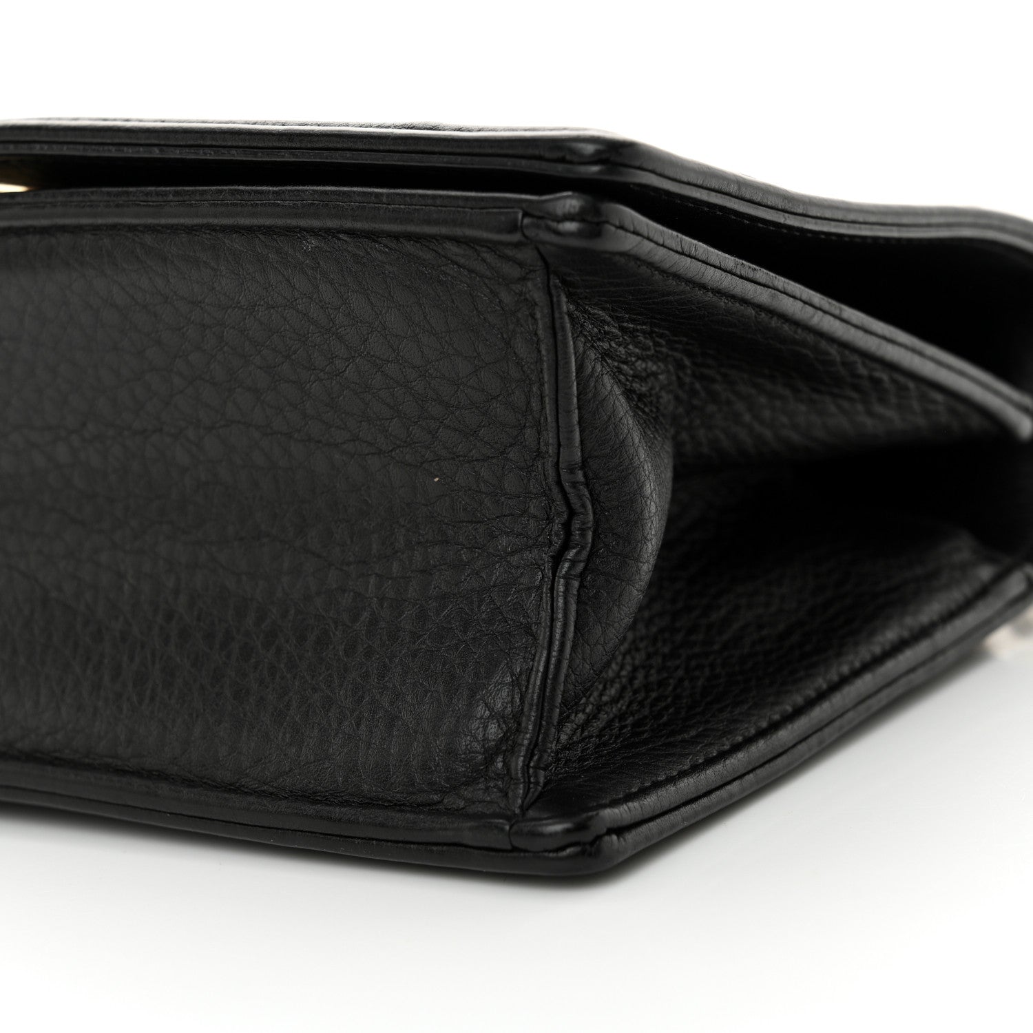 Christian Dior Grained Calfskin Small Diorama Flap Bag Black 10 of 13