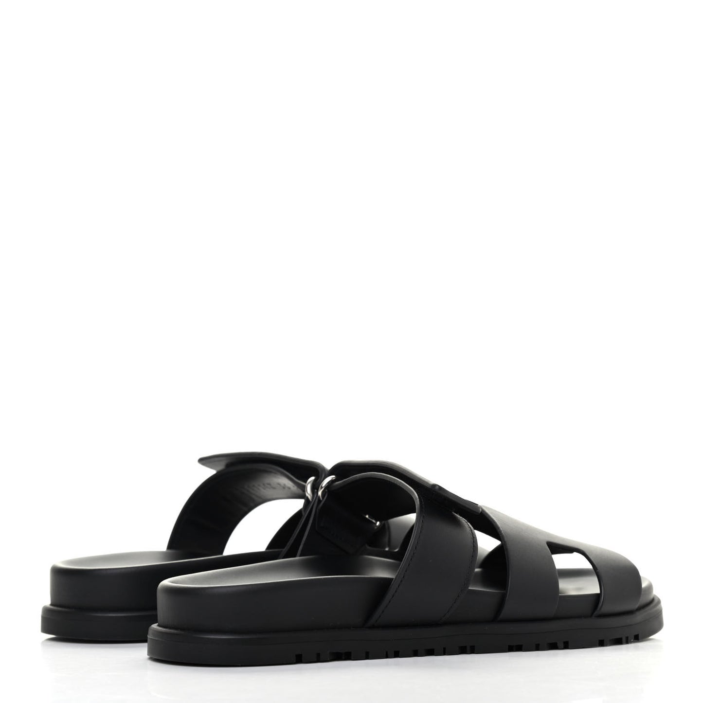 Calfskin Womens Chypre Sandals 36 Black