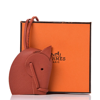 Hermes Swift Tete De Cheval Charm Brique 3 of 3