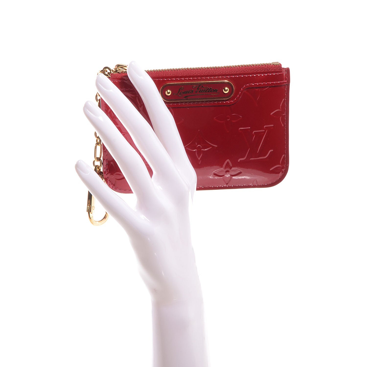 Louis Vuitton Vernis Key Pouch Pomme D'Amour 2 of 7